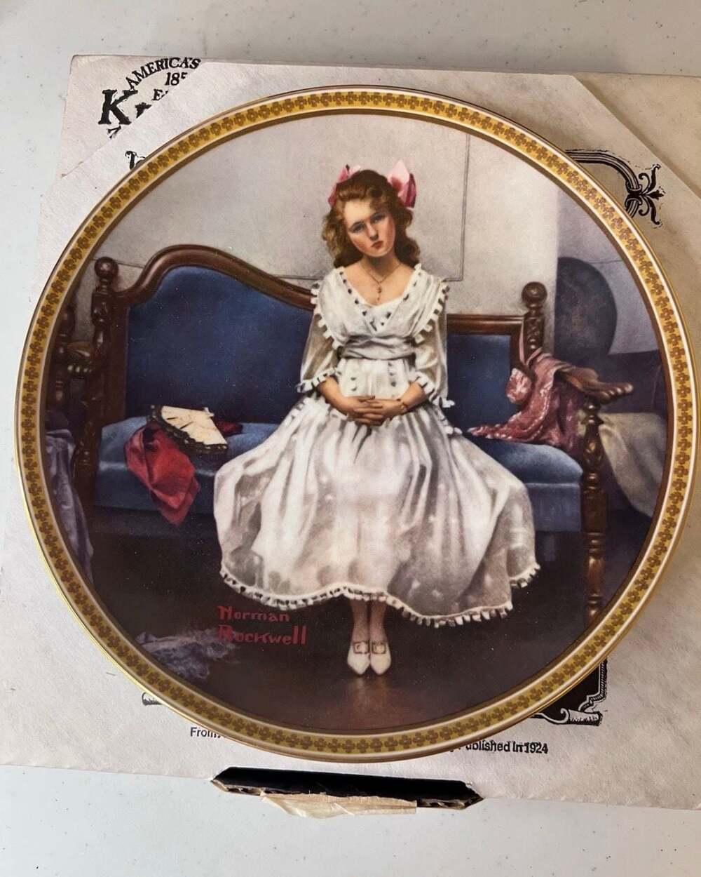 Edwin M. Knowles "Waiting at the Dance" Norman Rockwell's Rediscovered Women Col